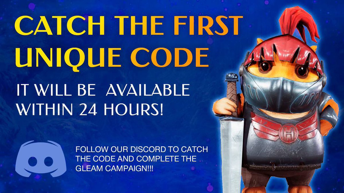 LeagueHamsters's tweet photo. 🧑‍💻The first Unique code will be  available within 24 hours! We will publish some unique codes in the Discord group. These will be limited use codes.

🏎Be fast to catch them and complete the Gleam Campaign!!!

https://t.co/87BQqoF6a3

#cryptocurrency #liveevent #discord https://t.co/T8qLrZOYCQ