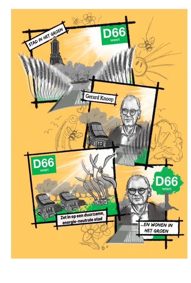 Vandaag in de spotlight Gerard Knoop, lijst 5, nummer 3. D66. We hebben samen met onze leden en inwoners van Weert het verkiezingsprogramma opgesteld en 66 belangrijke punten opgehaald. Zie d66.nl/weert/standpun…