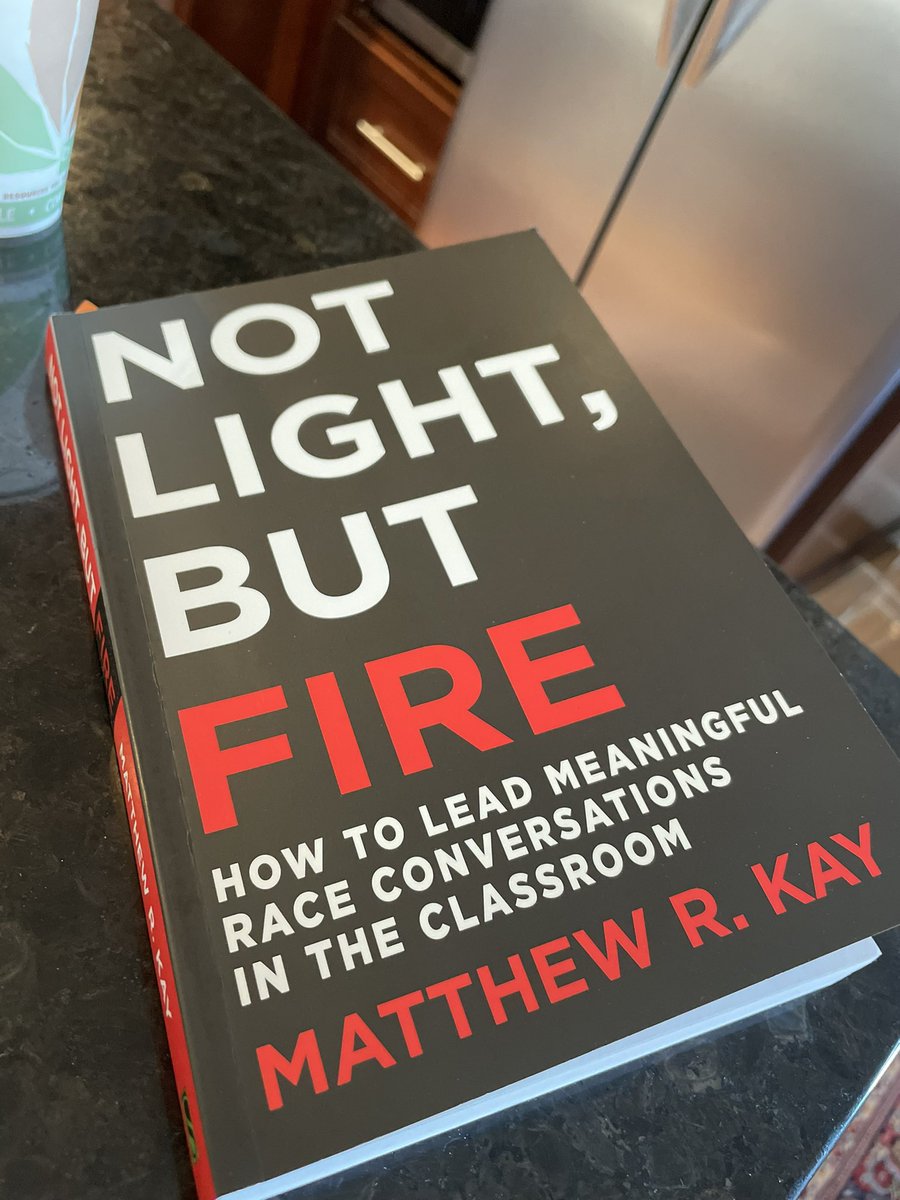 china93doll's tweet photo. Talk about #TranscendingPedagogy - pumped to be studying #NotLightButFire by @MattRKay with @ChristineZandst who is passionate about meaningful PD for educators. https://t.co/N2CAAWYece