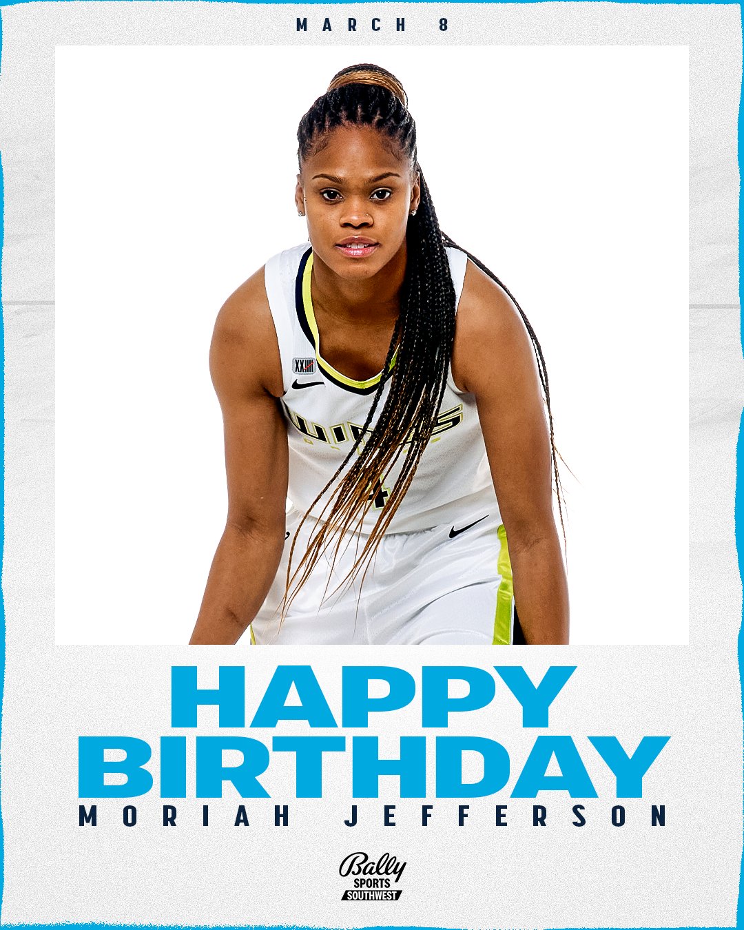 Join us in wishing Moriah Jefferson a very Happy Birthday! 