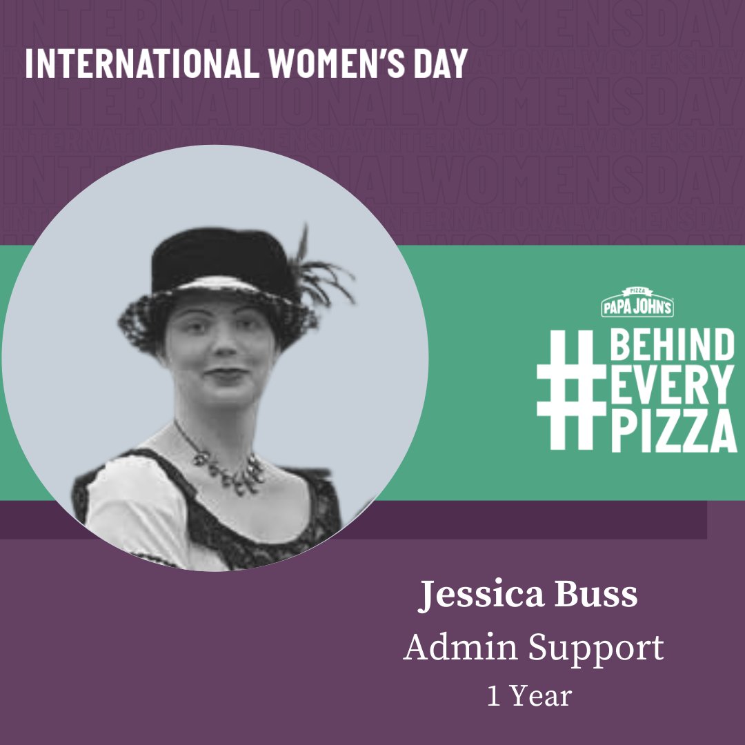 papajohnschas's tweet photo. Here's to strong women, we may know them. We may be them. We are beyond proud of our team members. Thank you for making not only Papa Johns but the world a better place.#BreakTheBias #IWD2022 #BehindEveryPizza https://t.co/nTuDJxu81G