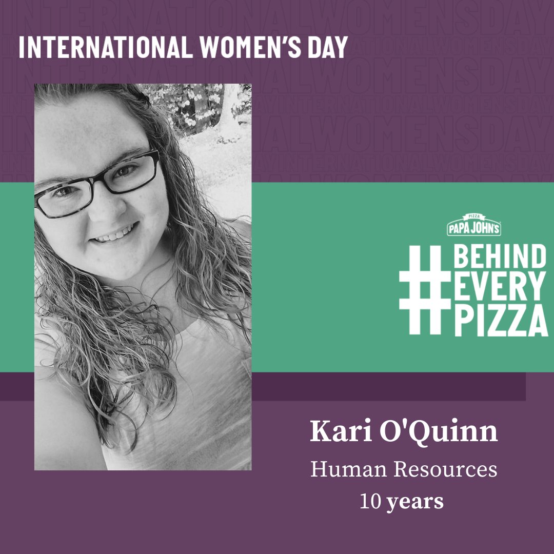 papajohnschas's tweet photo. Here's to strong women, we may know them. We may be them. We are beyond proud of our team members. Thank you for making not only Papa Johns but the world a better place.#BreakTheBias #IWD2022 #BehindEveryPizza https://t.co/nTuDJxu81G