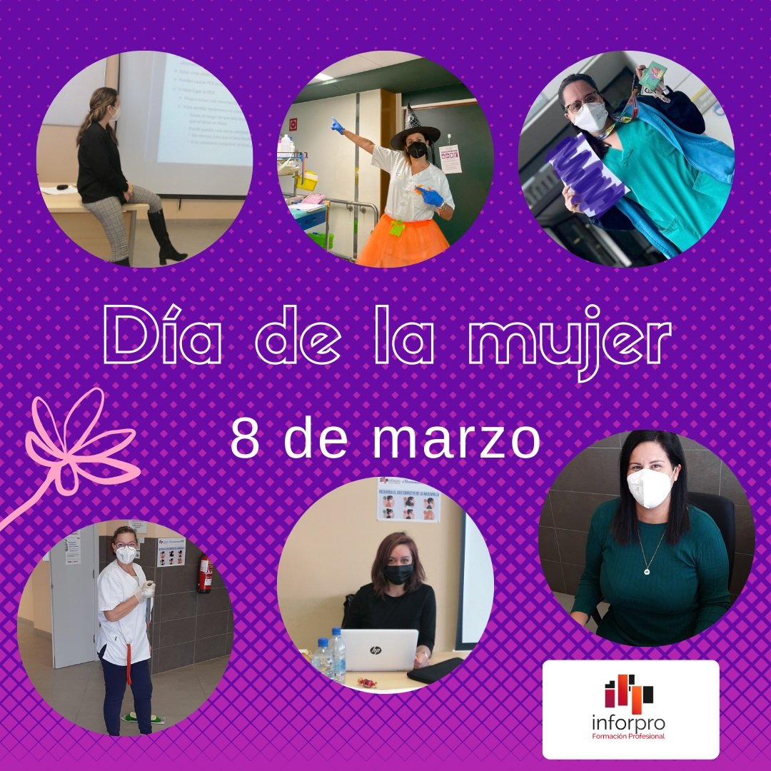 InforproFP's tweet image. 8 de Marzo, Día Internacional de la Mujer