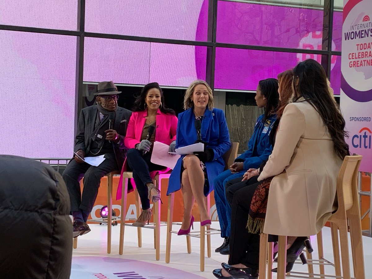 Happy International Women's Day! Honored to celebrate today with such amazing women from NASA's Artemis Program and the gracious hosts of the NBC TODAY Show!