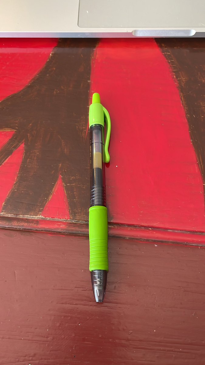 rob_worman's tweet photo. @austintylerro 0.038 G2 4LYFE!

(black ink, disguised in the green barrel so nobody swipes it...) https://t.co/76XOegryQm