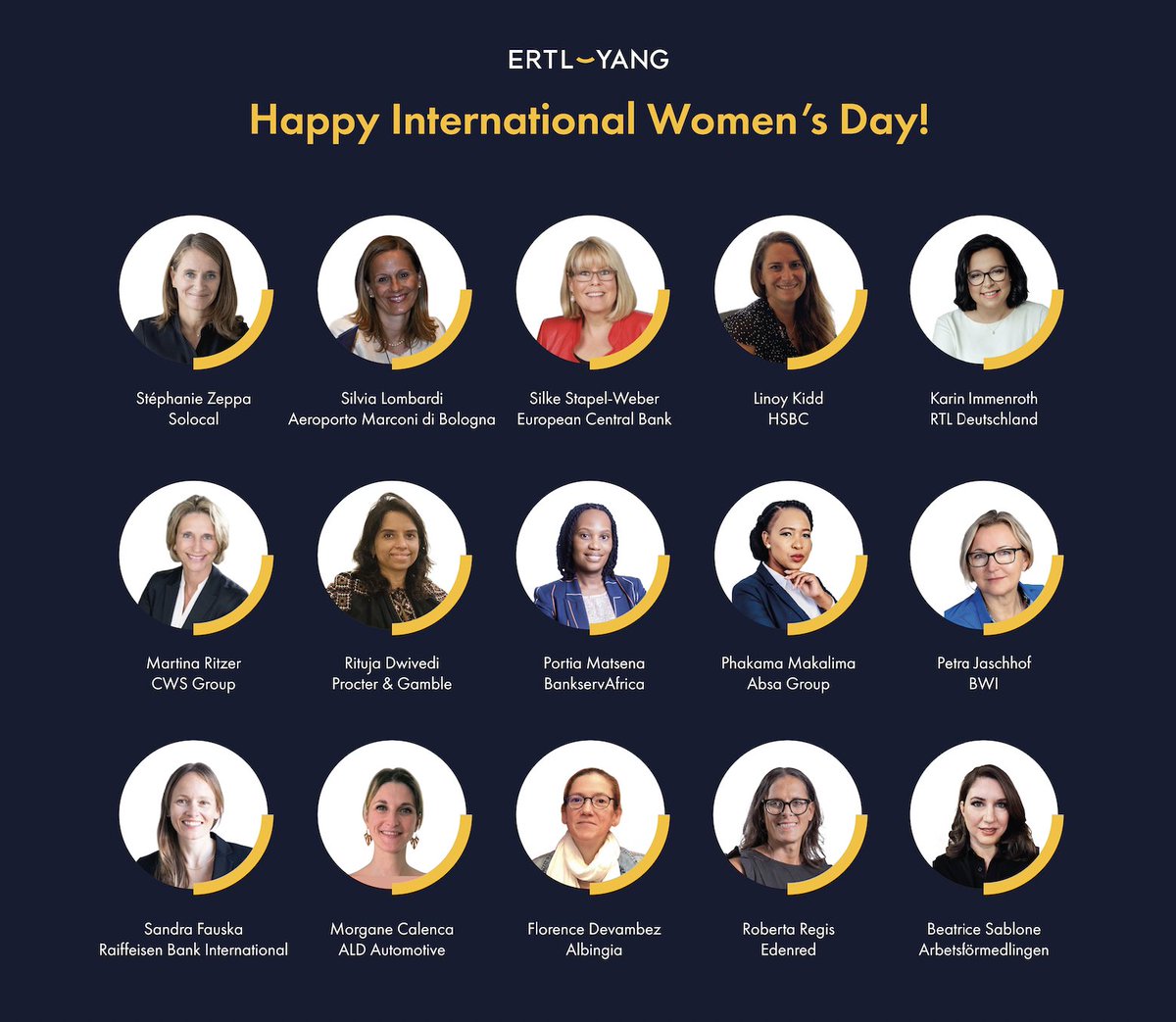 Happy #InternationalWomensDay to all the female leaders. ERTL-YANG supports and celebrates female executives and recognises the tremendous contribution they have made.

Meet some of the inspiring leaders joining our ERTL-YANG summits!