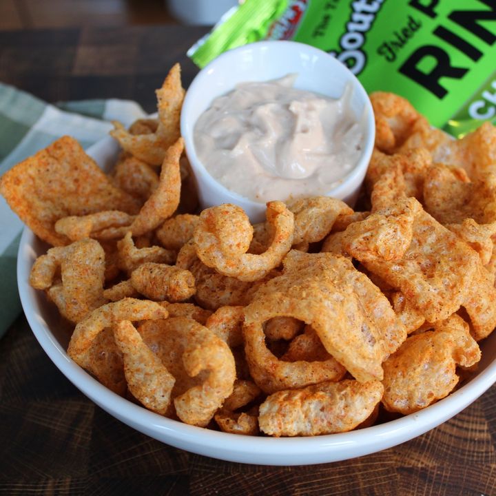 SouthernRecipe's tweet photo. Today we're going to keep it plain and simple: if you want the best tasting #PorkRinds *ANYWHERE* we've got you covered.
Hit up the link below to learn where YOU can find these #rinds, and get ready to experience a life changing #snack experience: https://t.co/gQVzYF1Lhs https://t.co/57O7J1cZHg