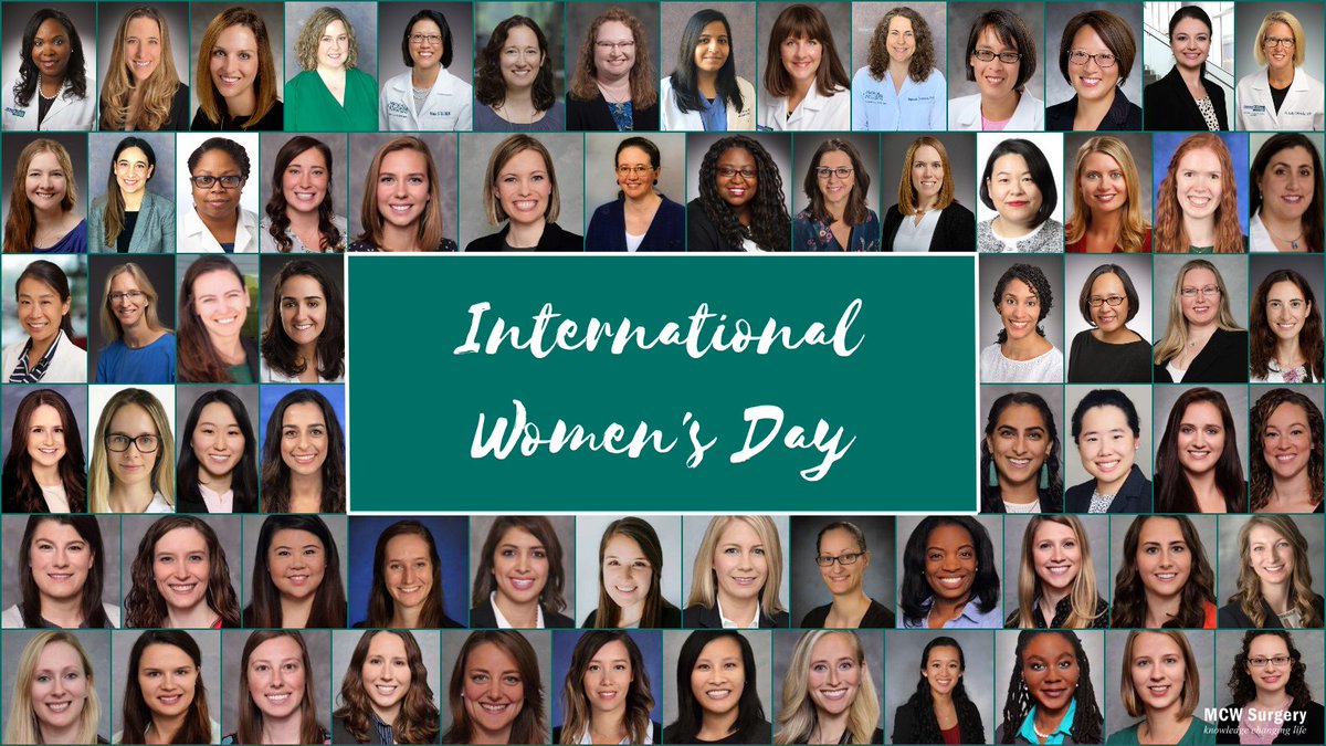 We celebrate our faculty and residents this #InternationalWomensDay! 63% of current residents are women, helping to #BreakTheBias for women in surgery. We are grateful for our faculty mentors who are #LeadingTheWay to a future of medical excellence and equality! @MedicalCollege