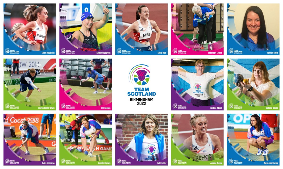 On #IWD2022  we're looking ahead to #B2022 by celebrating the 14 women already selected to Team Scotland for the first C'wealth Games to award more medals to women than men!

Plus recent qualification for women's hockey and netball and a first Games for our women's rugby 7s team!