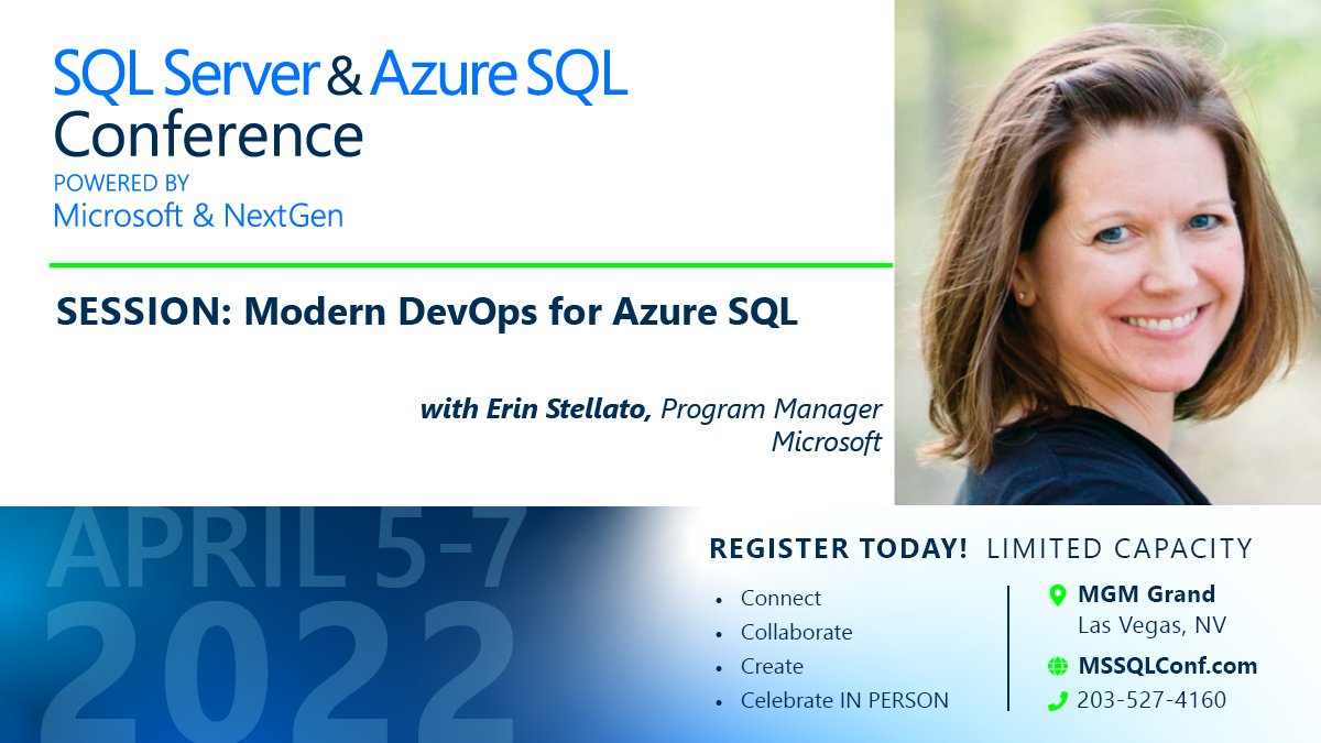 The Azure Data Conference on Twitter "Join Microsoft's erinstellato