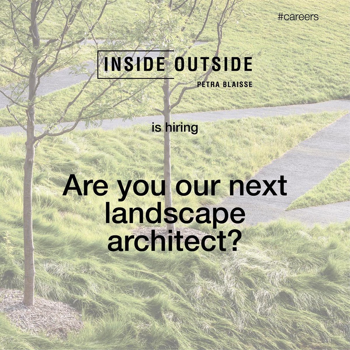 insideoutsidenl's tweet photo. Inside Outside is looking for an experienced  landscape architect to join our studio in Amsterdam! 

Interested? Check our vacancy link in bio

#vacancy #landscapearchitect https://t.co/FNZZQ40Xtc