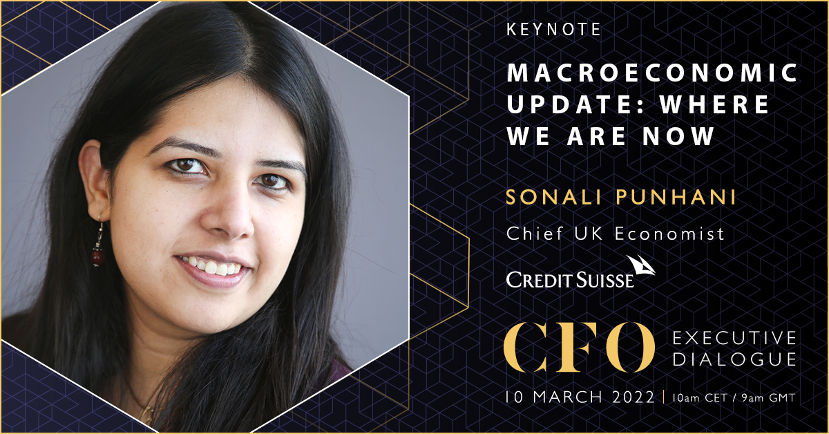 The conflict in Ukraine will have a huge economic impact on Europe.

Join this Thursday’s CFO Executive Dialogue to hear Sonali Punhani evaluate the economic implications for CFOs and their companies.

Find out more here – bit.ly/3sMO89a