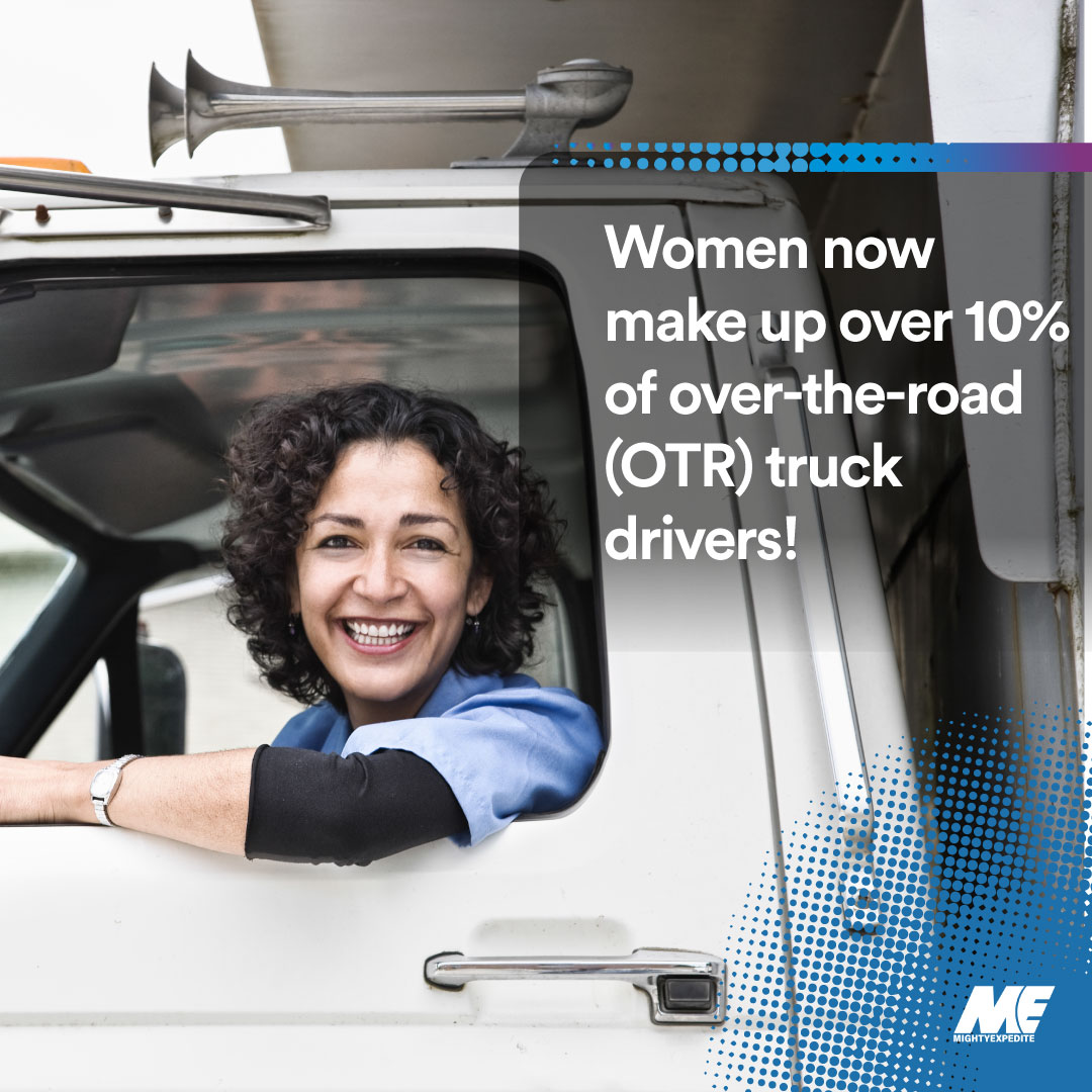 We want to salute all the women behind the wheel! 🙌

Mighty Expedite recognizes and applauds professional female drivers for their efforts, commitment and successes as women in a male-populated industry.  ✨

#womensday #internationalwomensday #womenintrucking #femaletrucker