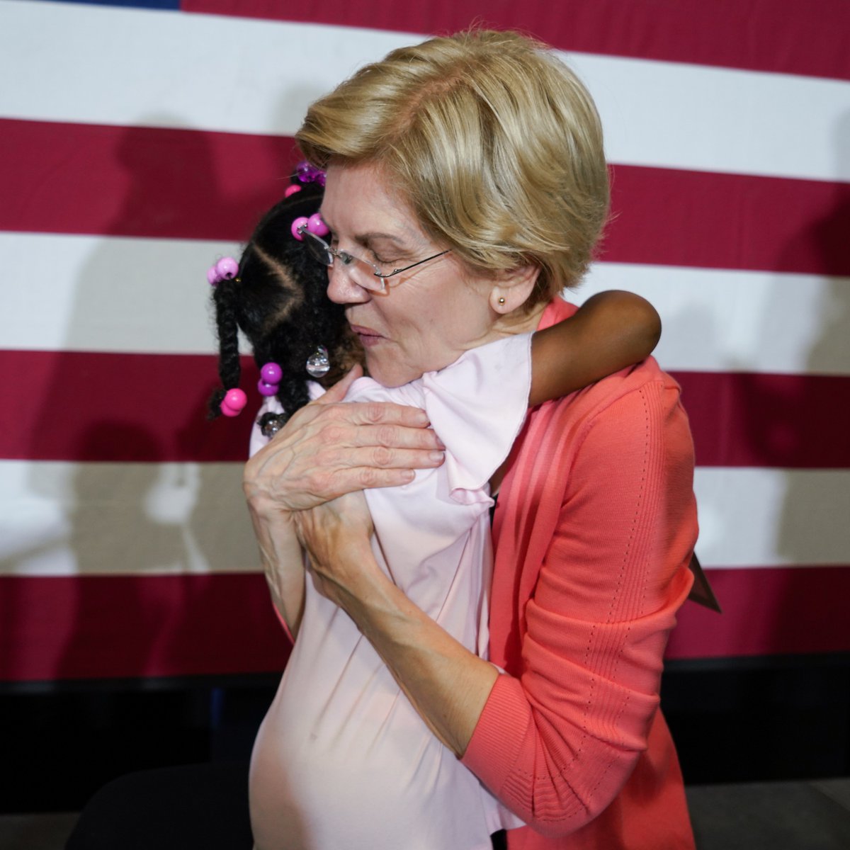 ewarren's tweet image. Today is #InternationalWomensDay, and March is Women’s History Month. I’m thinking about all the hugs and pinkie promises I’ve shared with girls on the campaign trail. They’re going to make so much history—because that’s what girls do—and make us proud in so many ways.