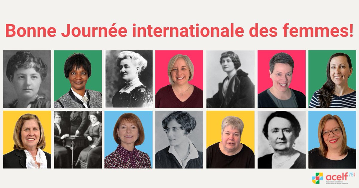 👨🏾👩‍🦰‍ 👵🏻👩🏽 Tant de femmes, d’hier et d’aujourd’hui, font vivre la #francophonie. En cette Journée internationale des femmes, nous aimerions souligner toutes celles qui font briller 🌟 la langue française et la culture francophone, partout au #Canada. 🍁 #8mars #frcan