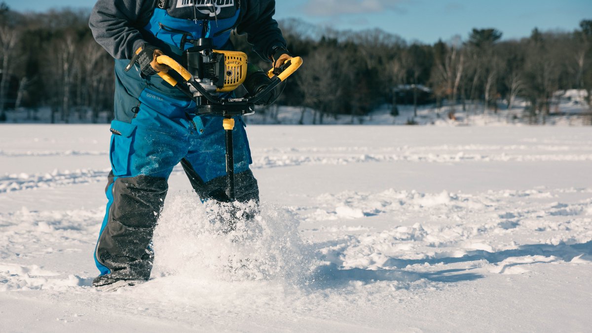 The ice castle may be gone, but ice fishing is still going strong.
#eagleriverwi #icefishing