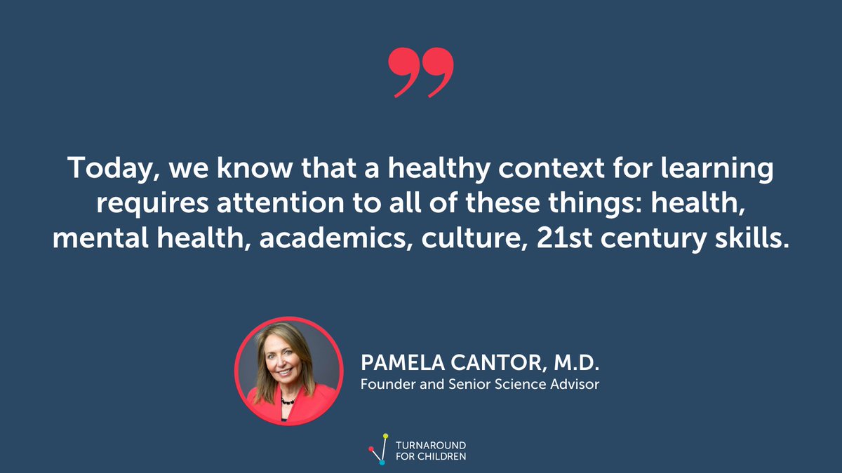 Turnaround's tweet photo. What would it look like if the settings in which young people grow and learn were mapped to the way their brains develop? @DrPamelaCantor discusses #WholeChildDesign and its role in addressing the current adolescent #MentalHealth crisis on #The180Podcast: https://t.co/vjvnhsy2KT https://t.co/4IuViRw50T