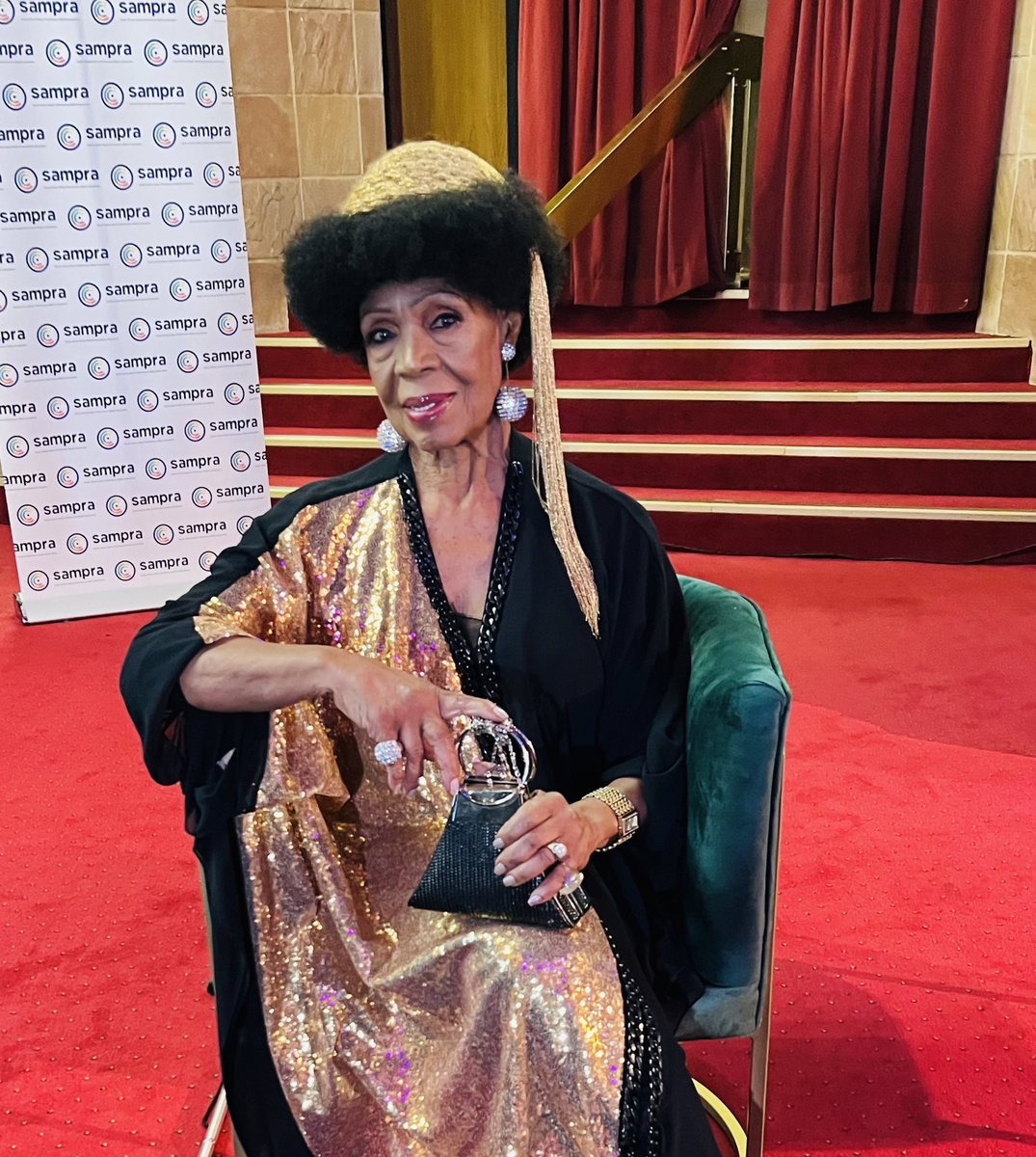 SPOTTED: Mama Abigail Kubeka 

The legendary singer and actress is at #BasadiInMusicAwards launch in JHB. 

#BIMA2022
#KgopoloReports