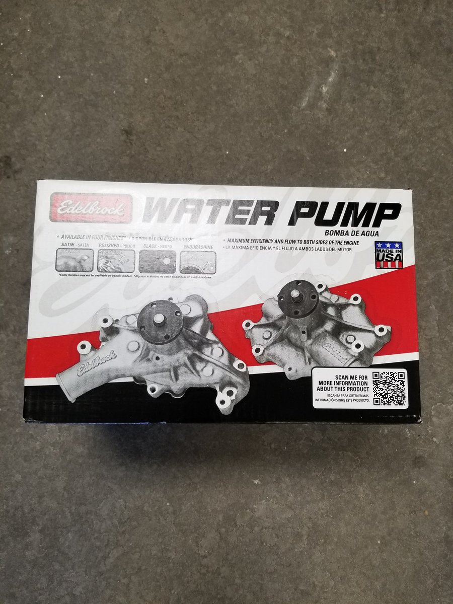 This Edelbrock Water Pump will help keep things cool,,, call for your Low price,, Low Overhead,, Low Prices,,