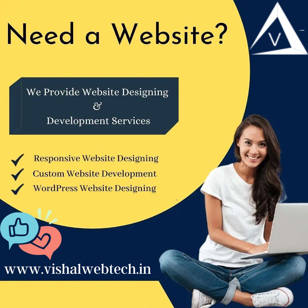 Do you need a website?🤔
We have one-stop solutions for all your website needs.😍
✅ Responsive Website Designing
✅ WordPress Website Designing

Hire Vishal Web Tech to skyrocket🚀 your business online.
You can contact us on 📲 +91-8285172030
#WebsiteDevelopment #SEO