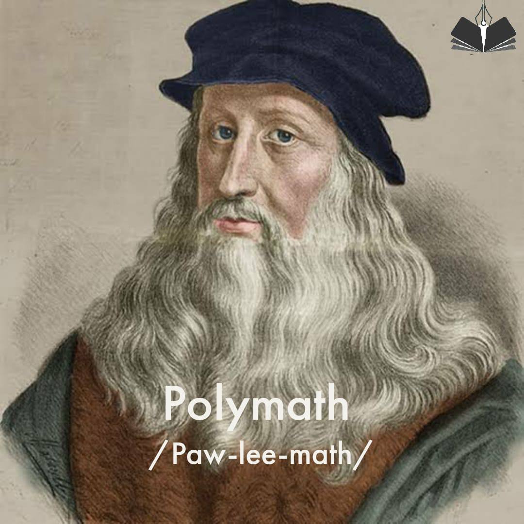 Literarynitrr's tweet photo. Word of the Day: Polymath
.
.
.
#Literati #Literature #tweet100 #words #LiteraturePosts #WordPress https://t.co/A6yruwJ7Da