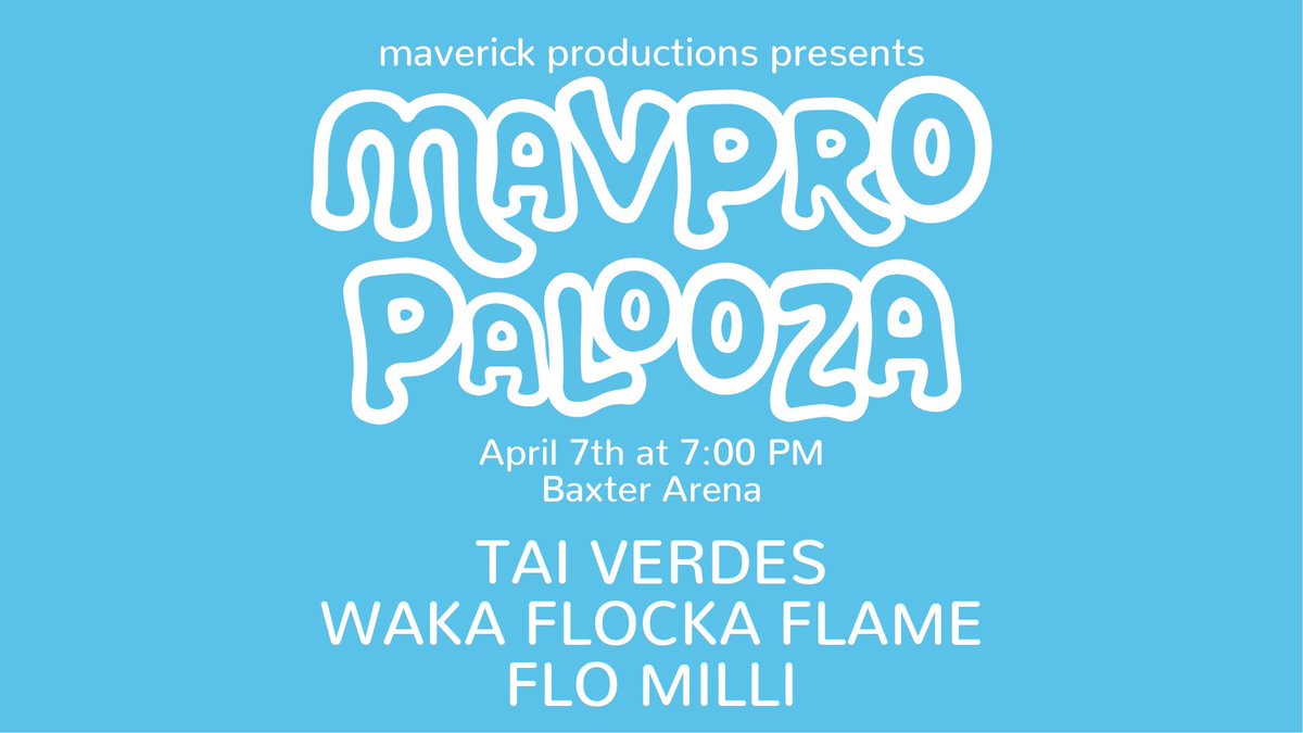 MavPro's tweet image. Student tickets are now live! Visit the link in our bio to purchase yours. 🎤🤩

@UNOmaha