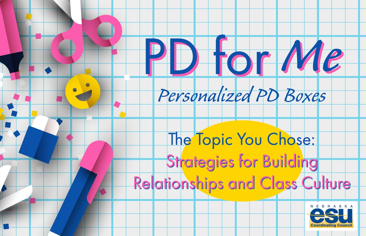 ESUCC's tweet photo. This week's featured #PDforMe shares videos, resources & more on strategies for building relationships & class culture by @amyschultz77 @esu9pd
🎉Check it out👇
https://t.co/QtTzMgTe4j
#ESUCC #education #learning #teachers #teaching #edtech #Nebraska #NebEDU #ilovepublicschools https://t.co/IGqmfukU0a