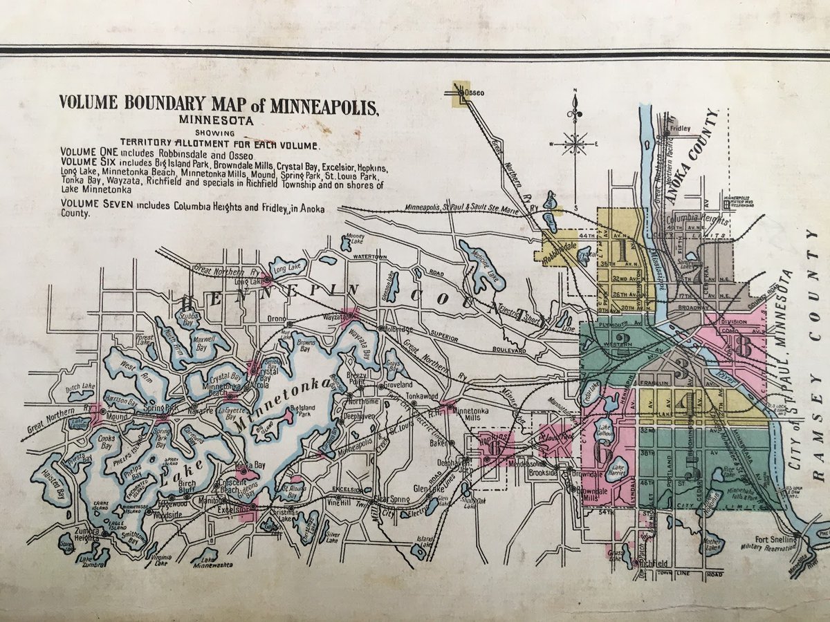 geobtaa's tweet photo. Read about how the @umnlib  @BorchertMapLib  recently acquired a beautiful set of Minneapolis Sanborn maps from 1912 &amp; 1923-1930: https://t.co/ZpAnjJDAq0 https://t.co/WZbz0l0UVk