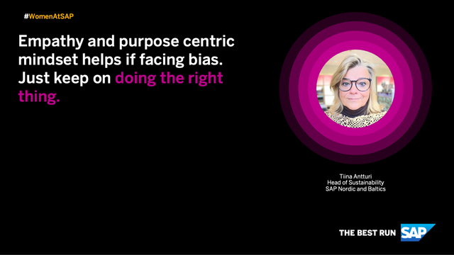 MikaTanner's tweet photo. On #IWD2022 and beyond, we are proud of #WomenAtSAP and push for progress to increase gender equality, and we join others in calling for the restoration of peace. https://t.co/Ju3JSHeVqR https://t.co/9qmibgyo0X
