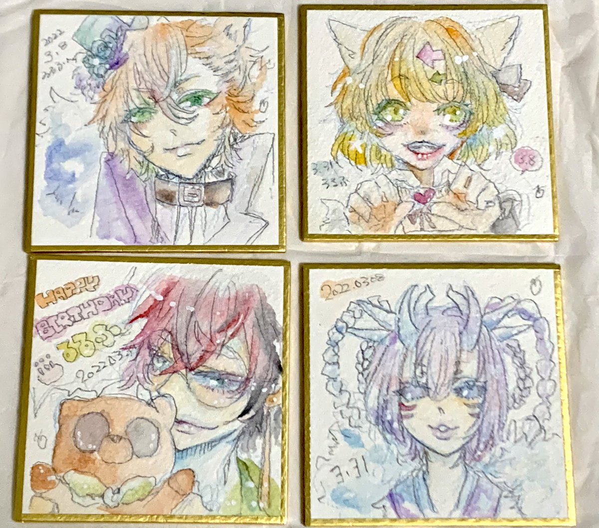 いちかから誕生日プレゼントでもらったるるふ家色紙🥺✨(るるふの誕生日はまだちょっと先)
るるふの仮の姿まであるぞ……
ありがとうーーーー!!!!!!! 