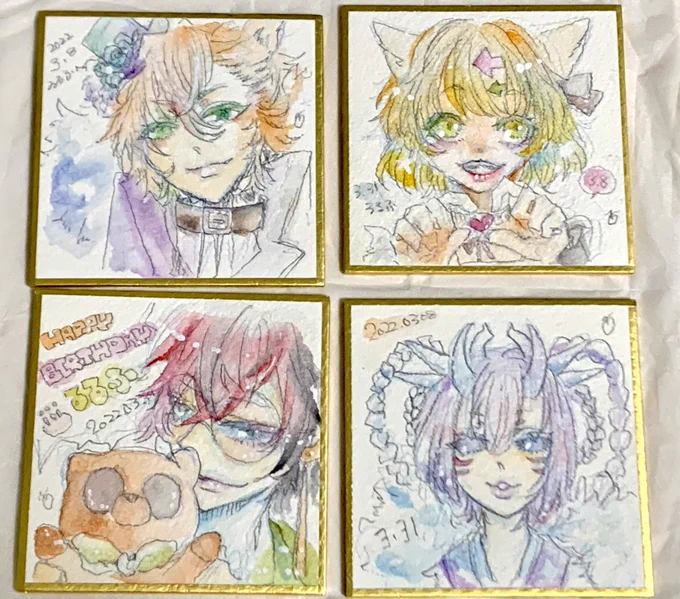 いちかから誕生日プレゼントでもらったるるふ家色紙🥺✨(るるふの誕生日はまだちょっと先)
るるふの仮の姿まであるぞ……
ありがとうーーーー!!!!!!! 