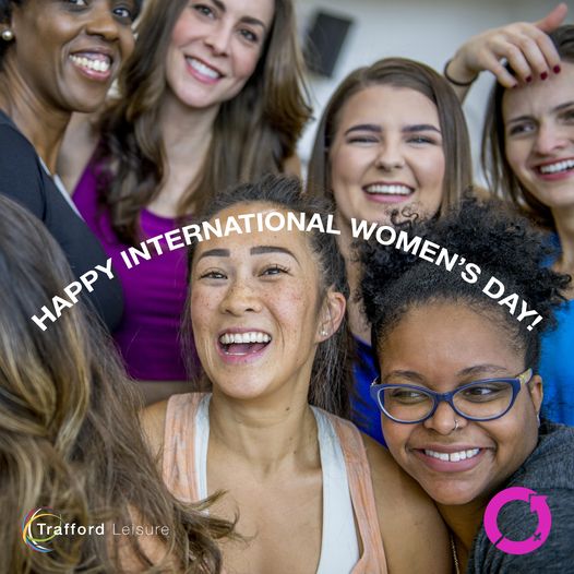🙋‍♀️ #InternationalWomensDay 

Everyone at Trafford Leisure would like to wish a Happy International Women's Day to all the ladies out there! 💜 

Try some of our ladies-only classes! 
💪 Ladies Only Gym Session
🧘‍♀️ Zumba
🏊‍♀️ Swimming Lessons 

🌐 traffordleisure.co.uk/group-fitness-…

#IWD2022