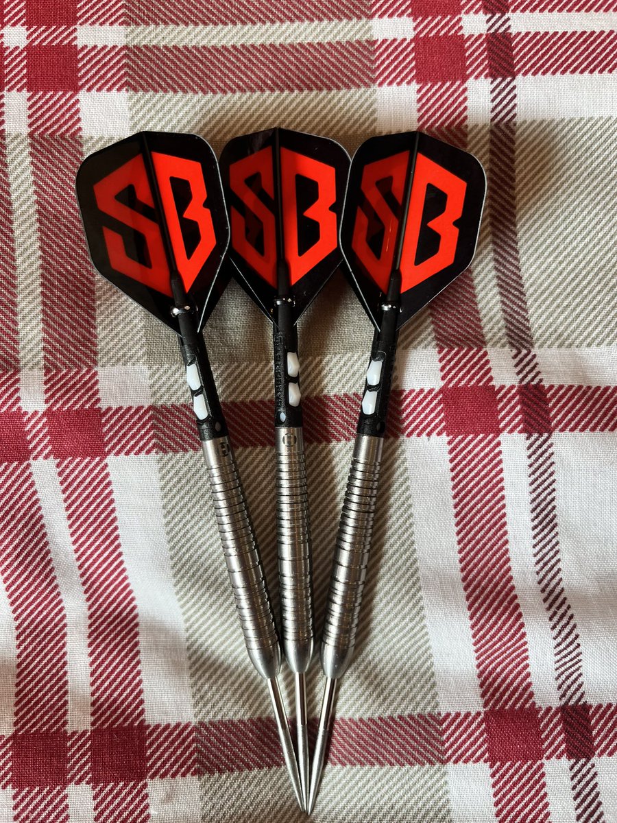 sammy_booker's tweet photo. Another little surprise I forgot about new flights courtesy of @MarkADarts 🎯👍🏻 https://t.co/vhEqv4dcRE