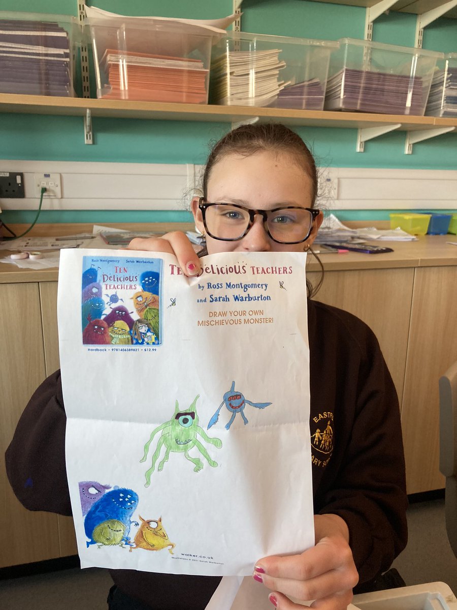 EastfieldPSHull's tweet photo. Some of 6LA’s amazing monsters for World book day… the drawings, not the children 😉! @Hull_SLS @mossmontmomery @SarahWarbie #epsread https://t.co/SXlK6x429i