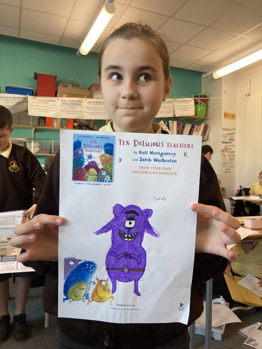 EastfieldPSHull's tweet photo. Some of 6LA’s amazing monsters for World book day… the drawings, not the children 😉! @Hull_SLS @mossmontmomery @SarahWarbie #epsread https://t.co/ogB5zjsgIK