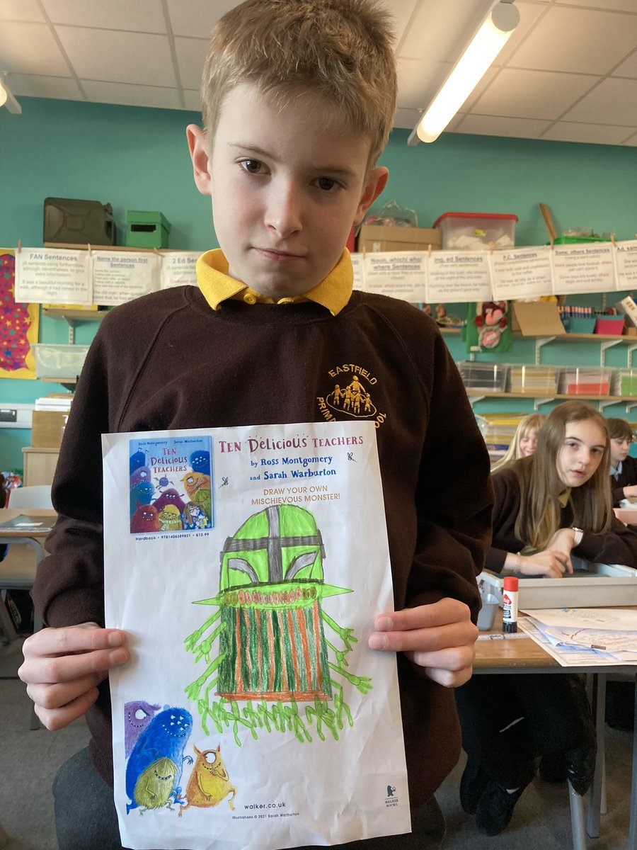 EastfieldPSHull's tweet photo. Some of 6LA’s amazing monsters for World book day… the drawings, not the children 😉! @Hull_SLS @mossmontmomery @SarahWarbie #epsread https://t.co/ogB5zjsgIK
