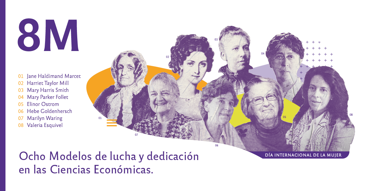 EconomicasUNC's tweet photo. #8M: modelos de lucha y dedicación en las Ciencias Económicas 
🟣 Conocé a estas 8 #mujeres que conquistaron derechos dentro y fuera del sistema educativo y profesional y sumá a otras referentes.
🙋🏽‍♀️ https://t.co/uN5qCUTqIk https://t.co/2Cei6uEbcn