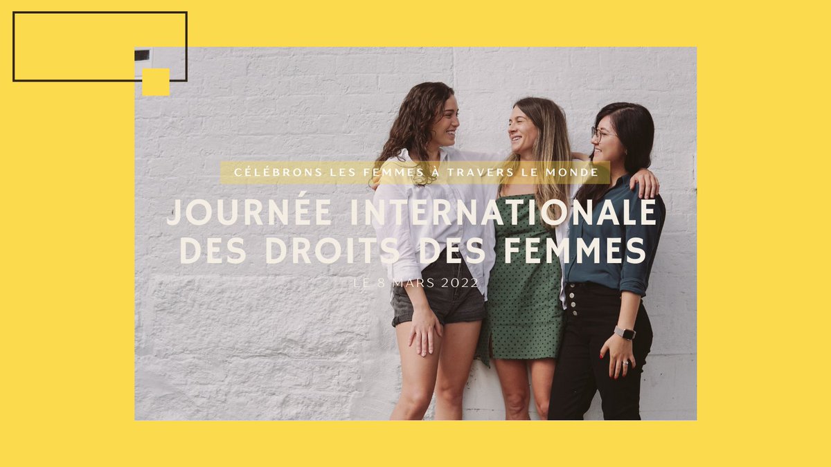 Com2WebTarbes's tweet image. Aujourd&apos;hui, c&apos;est la Journée internationale des droits des femmes. 👩🏻👩🏼👩🏾Une journée de sensibilisation et de mobilisation pour les droits des femmes et l&apos;égalité entre les femmes et les hommes. #journéedelafemme #com2web #tarbes #lpcom2web #licence #communication #femmes