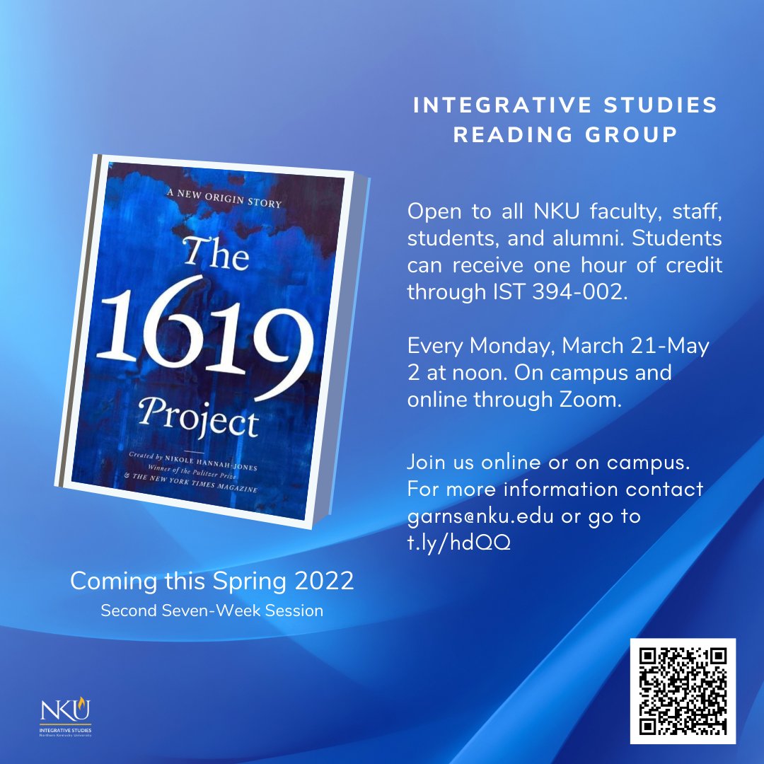 Come read with us. Join the discussion. Open to all NKU faculty, staff, alumni, and students. Credit available for students in IST 394-002. #nku #nkuist #bookdiscussion <a href="/nkuedu/">Northern Kentucky University</a>  <a href="/NKUArtSci/">NKU Arts Sciences</a> <a href="/NKUalumni/">NKU Alumni</a> <a href="/Steely_Library/">Steely Library NKU</a> <a href="/NKUHistory/">NKU History</a> <a href="/NKUEnglish/">NKU English Department</a>