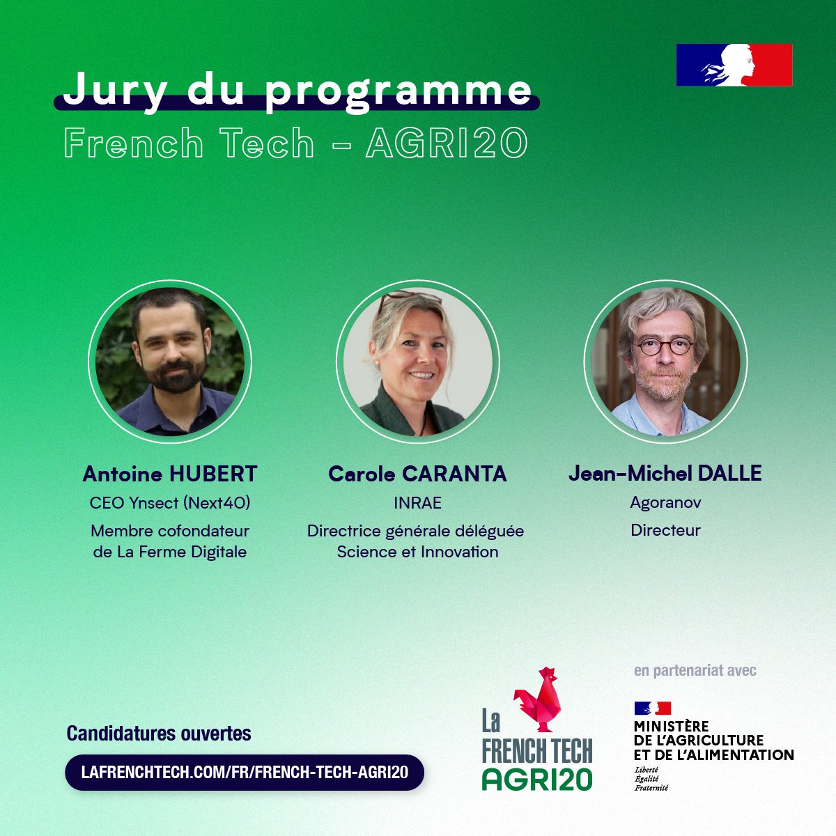 FrenchTechLille's tweet photo. [📢FRENCH TECH AGRI20]
Nouveau programme pour la mission French Tech🔥

🚀Lancement du  #FrenchTechAgri20 nouveau programme d'accompagnement destiné à faire émerger des champions technologiques proposant des innovations de rupture répondant aux défis alimentaires et agricoles🌱🌍 https://t.co/EdEmVnExHs