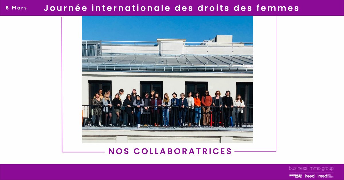 businessimmo's tweet photo. ⚖ #8mars #journeeinternationaledesdroitsdesfemmes Chez business immo group, c’est plus de 63% de collaboratrices qui participent, développent et construisent les projets de notre groupe autour de 3 piliers : s’informer, se former et se rencontrer. 
#Parité #Équité #Égalité https://t.co/IqNwNq3DDO
