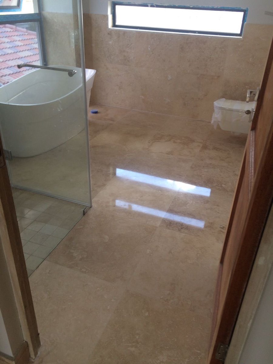 TileSolutionz's tweet image. We are turning this house into a beautiful home.
Travertine installation, Resin grout, Seamless grind, Powder polish, Clean and Seal
#VaccineSideEffects 
#ZOLA 
#ThembaTheGhost𓃵