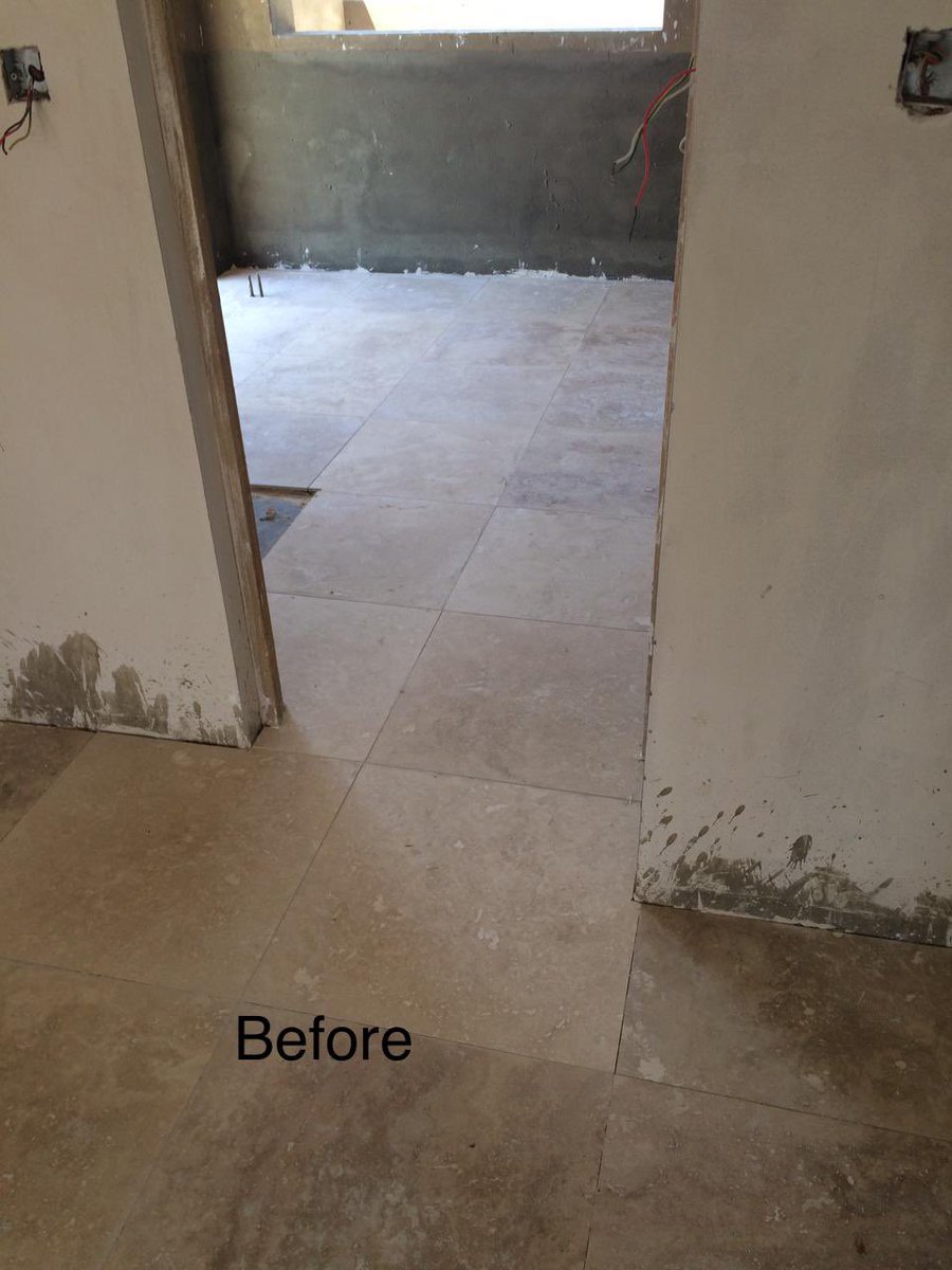 TileSolutionz's tweet image. We are turning this house into a beautiful home.
Travertine installation, Resin grout, Seamless grind, Powder polish, Clean and Seal
#VaccineSideEffects 
#ZOLA 
#ThembaTheGhost𓃵