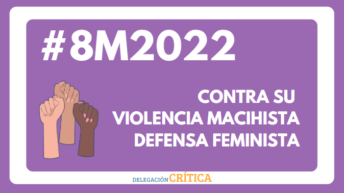 delecritica's tweet photo. Hoy, y siempre, desde la @delecritica reivindicamos y trabajamos por un espacio universitario libre de violencias y discriminación machista🟣

Este #8M2022 debe servirnos para recordar la importancia de una universidad feminista.
¡Seguimos la lucha compañeras!✊ https://t.co/N5RaTyTVaf