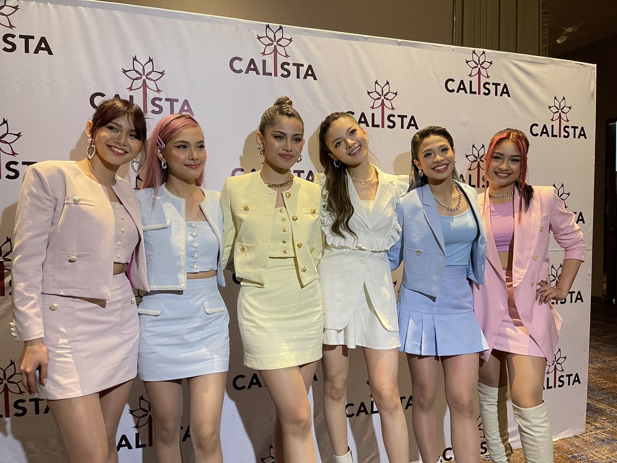 pelikulamania's tweet photo. There's a new girl group in town. Meet #Calista.
The group is composed of #AnneTenorio, #OliveMay, #DenisePello, #DainLeones, #LaizaComia, and #EllePascual. And they are ready to take the international spotlight.
@calistasocials https://t.co/34biTuF4wx