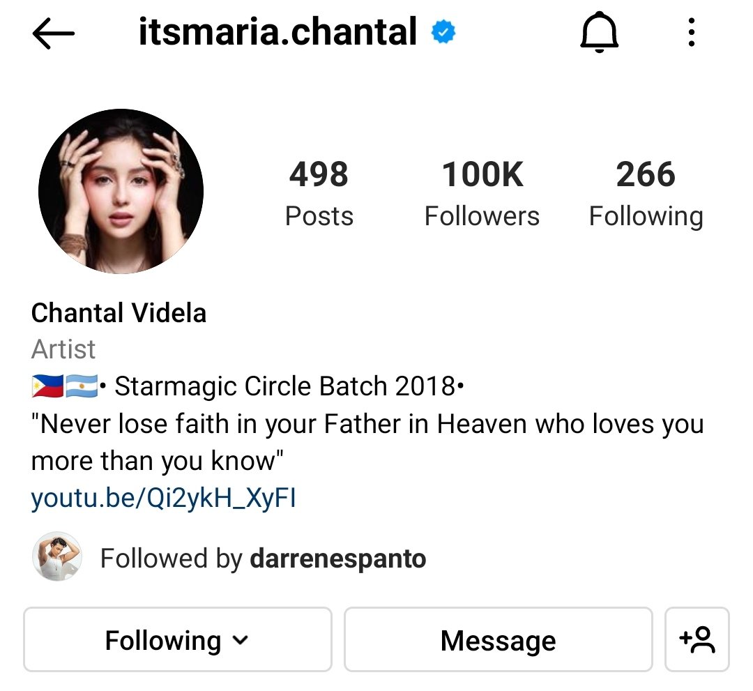momohours's tweet photo. Congratulations to Chantal for reaching 100K followers on Instagram.
#100K #ChantalVidela #mldnewgg https://t.co/RCq4JDW8h6