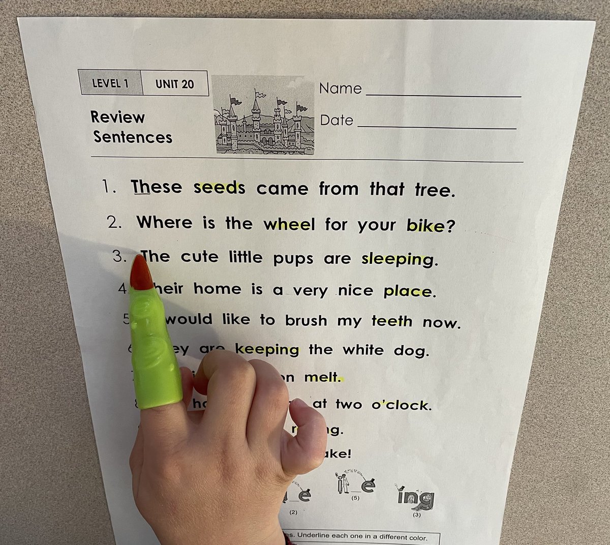 KBocciardi's tweet photo. Always more fun to read with scary fingers and googly eyes 👀 @OtterBias @JoTysor @oakgrovees #itsbetterinthegrove https://t.co/ZzLeyY3iZf