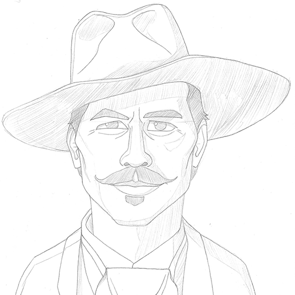 McGintyStudios's tweet photo. Doc Holliday, with a little process art for good measure.
#DocHolliday #ValKimer #Tombstone #caricature #caricatureart https://t.co/SvrNk1J8Ax