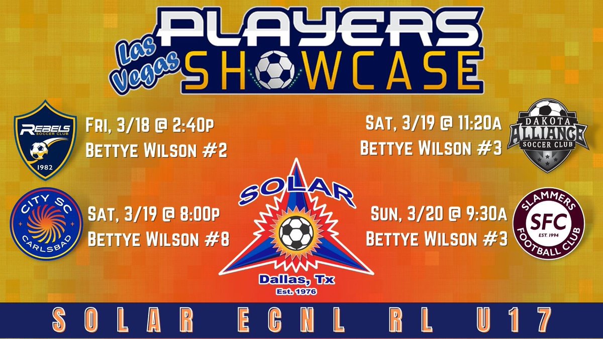 solarecrl05's tweet photo. “Vegas is the answer no matter the question.” Let’s do this!  @Vegasshowcase @solar_soccer https://t.co/8YT5AU8420