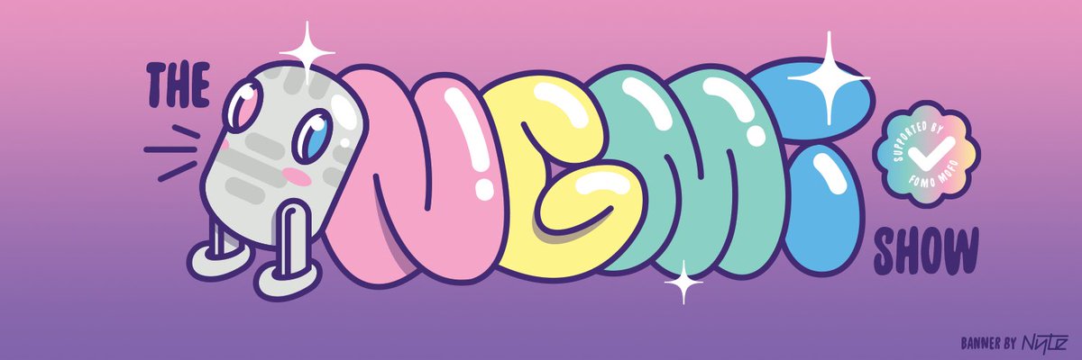 _Mistable_'s tweet photo. Introducing @TheNGMIShow - a weekly NFT market Twitter Space. Our first episode is March 12th at 7PM PST. We are proud to announce a launch partnership with @fomomofonft! We are grateful for their support and are excited to share the branding materials they have designed for us! https://t.co/CBJBOva6LG